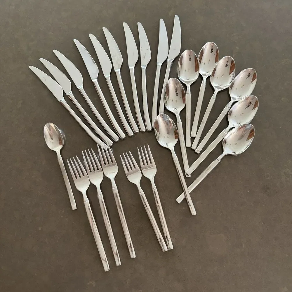 24 Piece Zwilling J.A. Henckels Replacement Flatware OPUS Stainless Steel